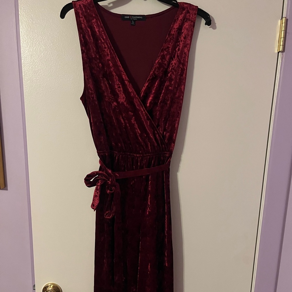Beautiful velvet jumpsuit
